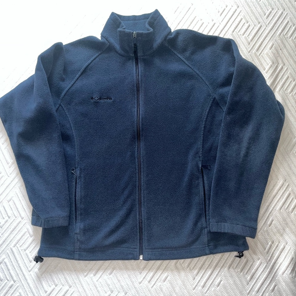 Columbia Navy Blue Fleece Pullover